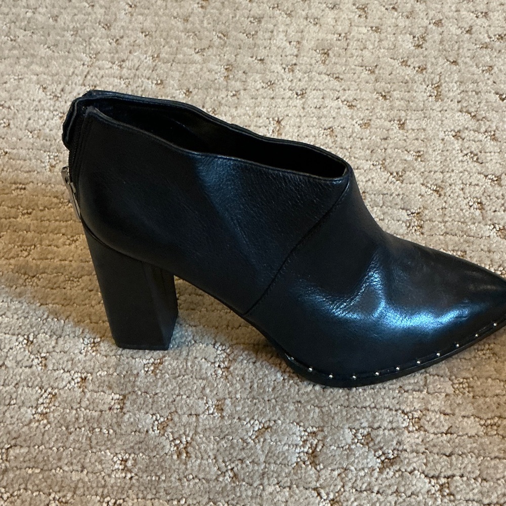Vince Camuto Black Heeled Ankle Boots